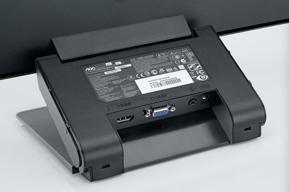 AOC e2462Vwh connectors