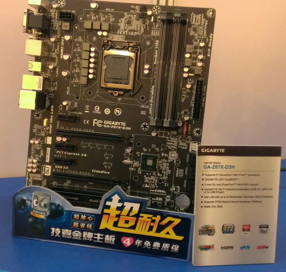 GIGABYTE GA-Z87X-D3H